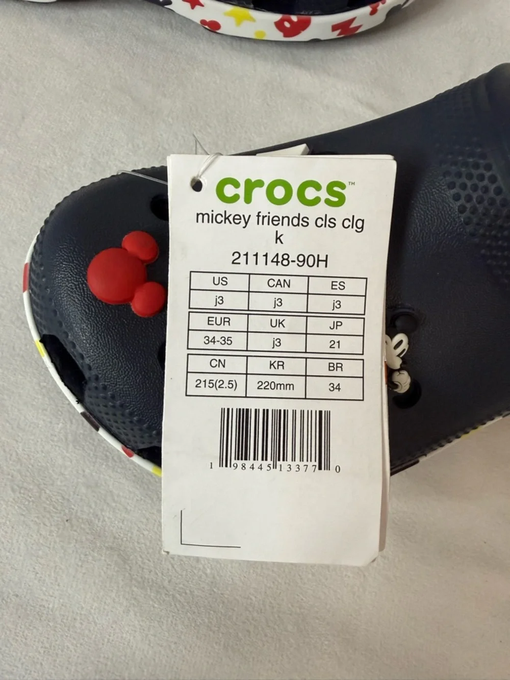 CROCS Shoes Kids Mickey Mouse & Friends Classic Clog Navy